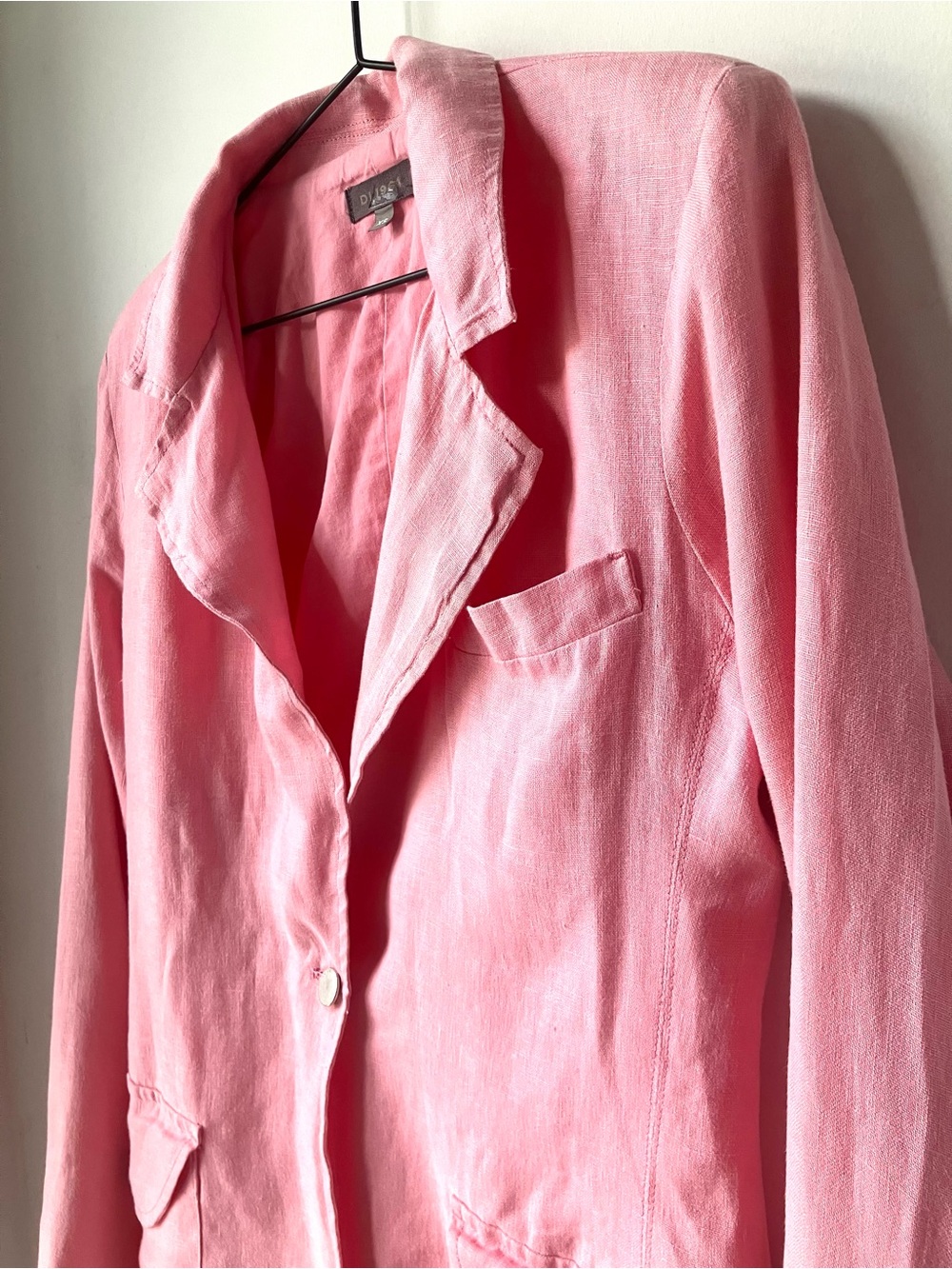 DL1961 linen relaxed fit  Pink Tailored Blazer